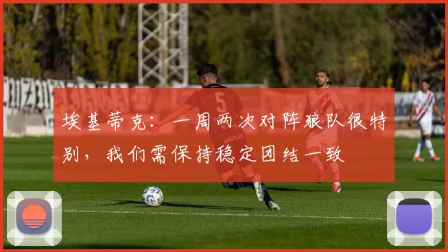 埃基蒂克：一周两次对阵狼队很特别，我们需保持稳定团结一致